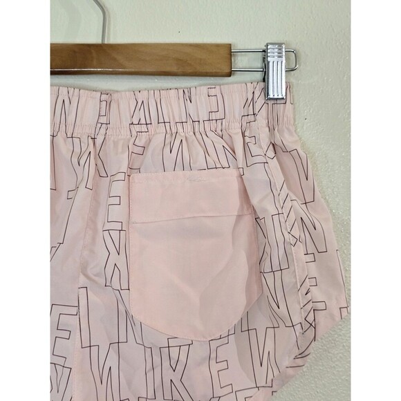 Nike Pink Dri-Fit Tempo Runnimg Shorts Womens Size Small Spell out Logo - Picture 5 of 8